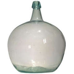 Fat Aquamarine Demijohn