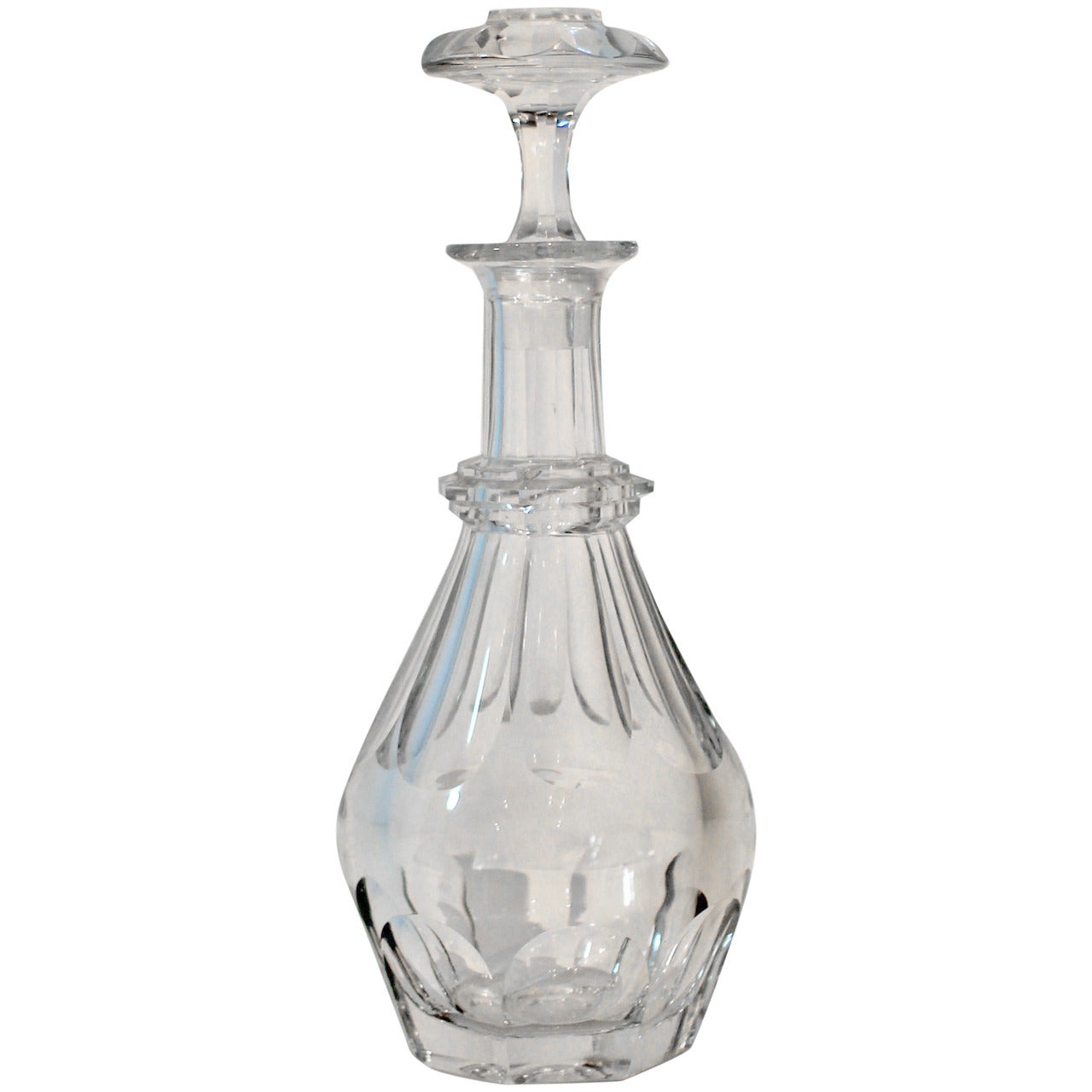 Cut-Glass Decanter For Sale