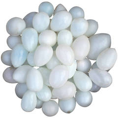 Antique Collection of Glass Eggs