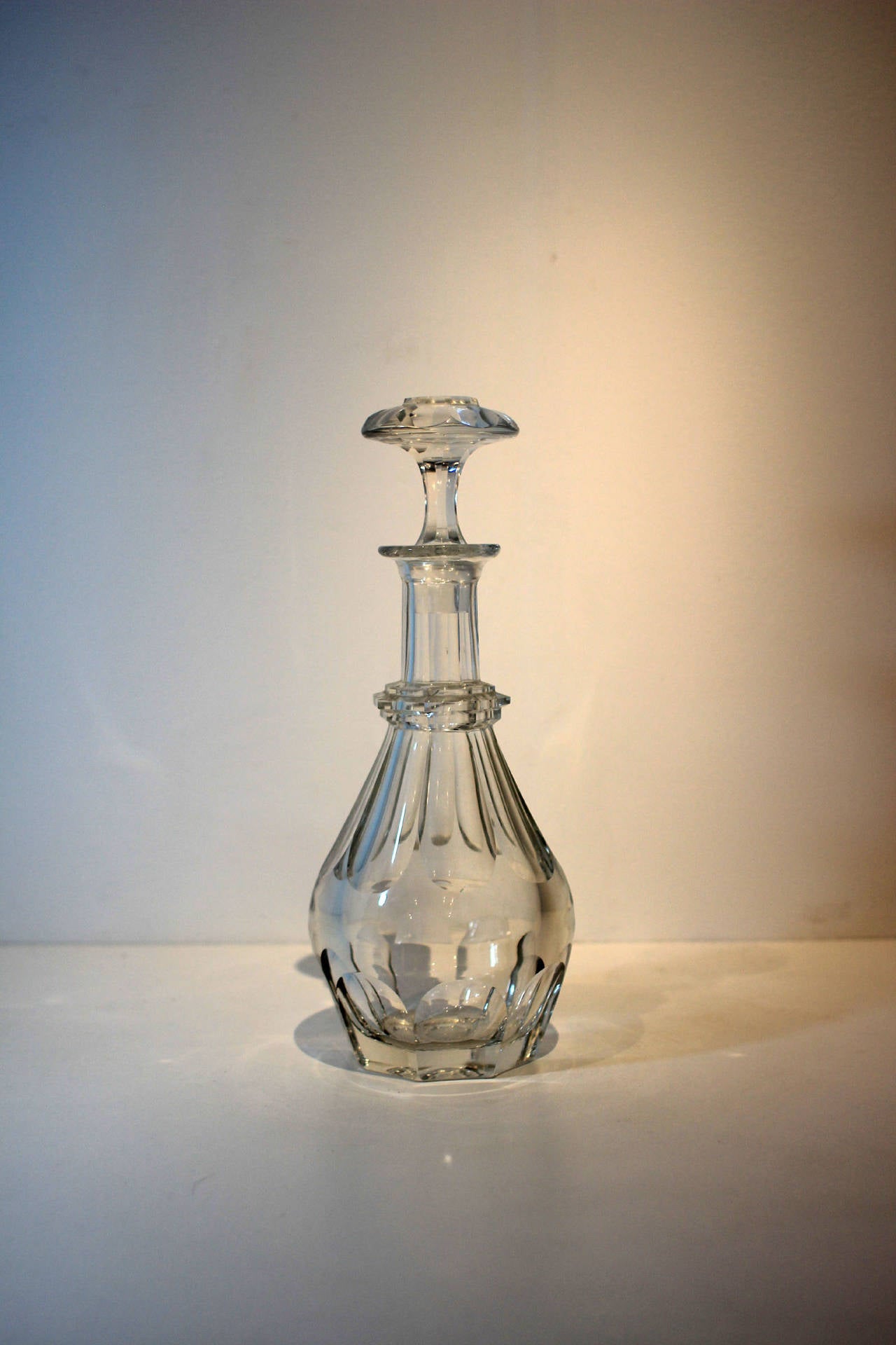 American Cut-Glass Decanter For Sale