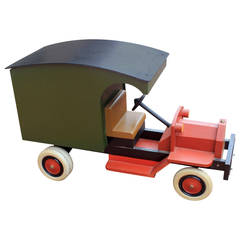 Vintage Painted Toy Truck