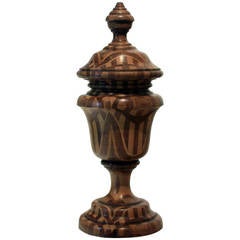 Mixed Wood Trophy Urn
