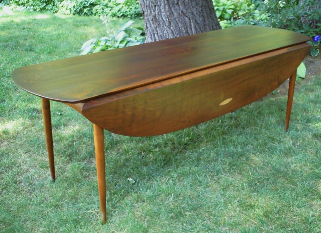 Rare and early Drop Leaf Table by Phillip Lloyd Powell