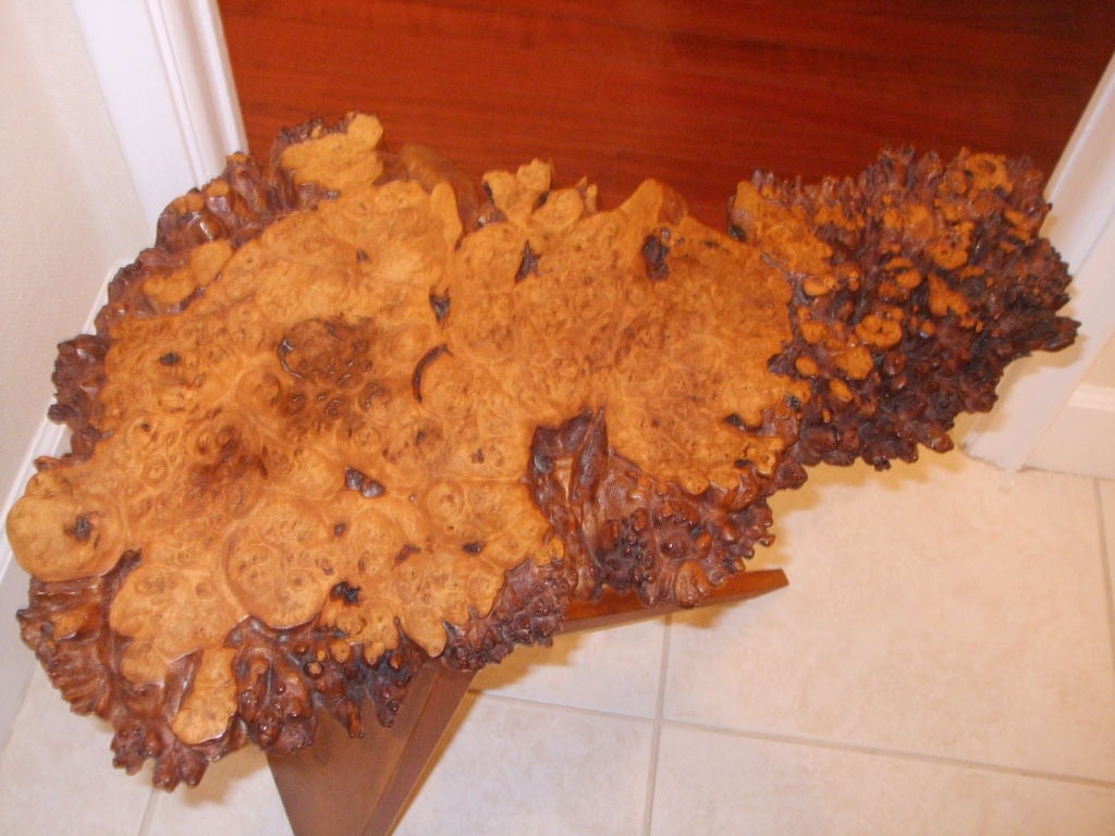 American Burl End Table by George Nakashima