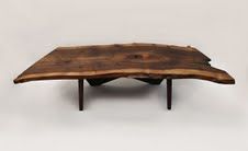 20th Century A Black Walnut Coffee Table by George Nakashima For Sale