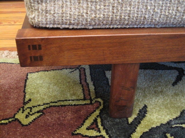 Walnut Davenport by George Nakashima 1