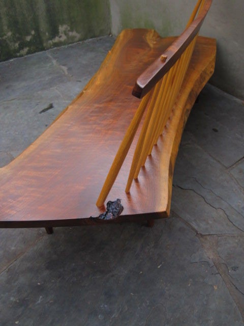 A Conoid Bench by George Nakashima 1