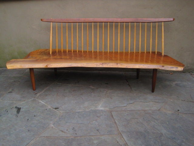 A Conoid Bench by George Nakashima 3