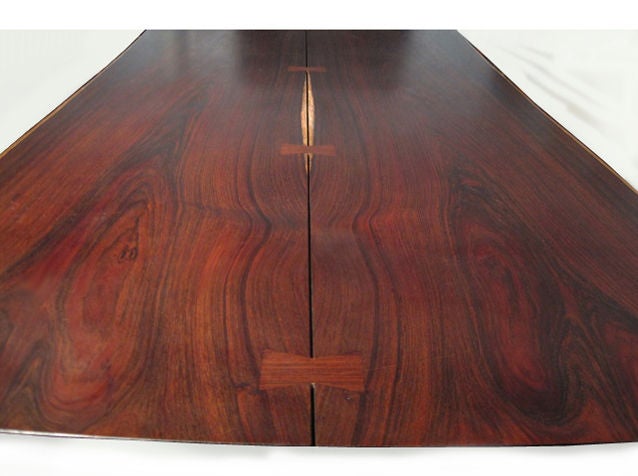 American Rosewood Conoid Table by George Nakashima