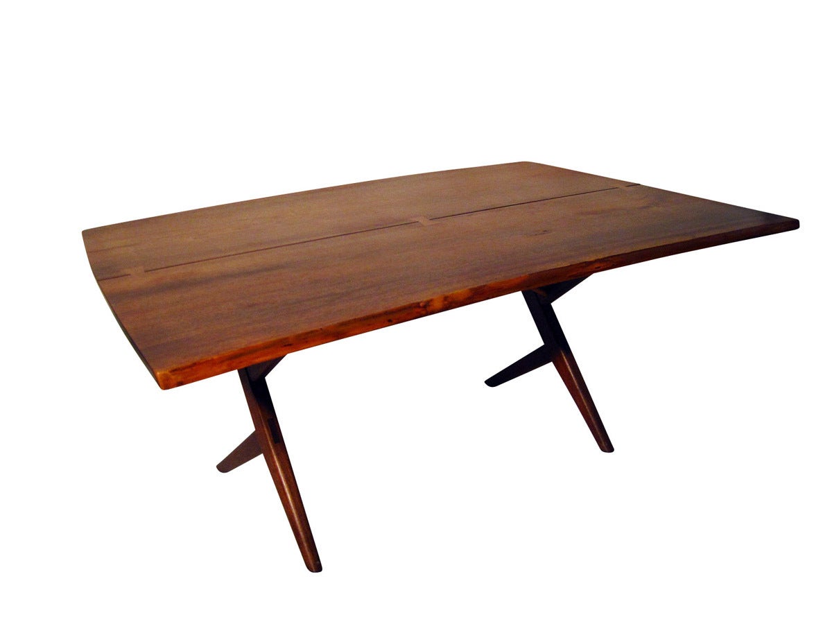 Walnut Conoid Table /desk by George Nakashima For Sale