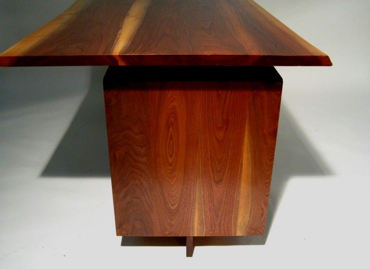A Walnut Double pedestal Desk by George Nakashima 1
