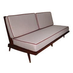 A Spindle Cushion Sofa by George Nakashima
