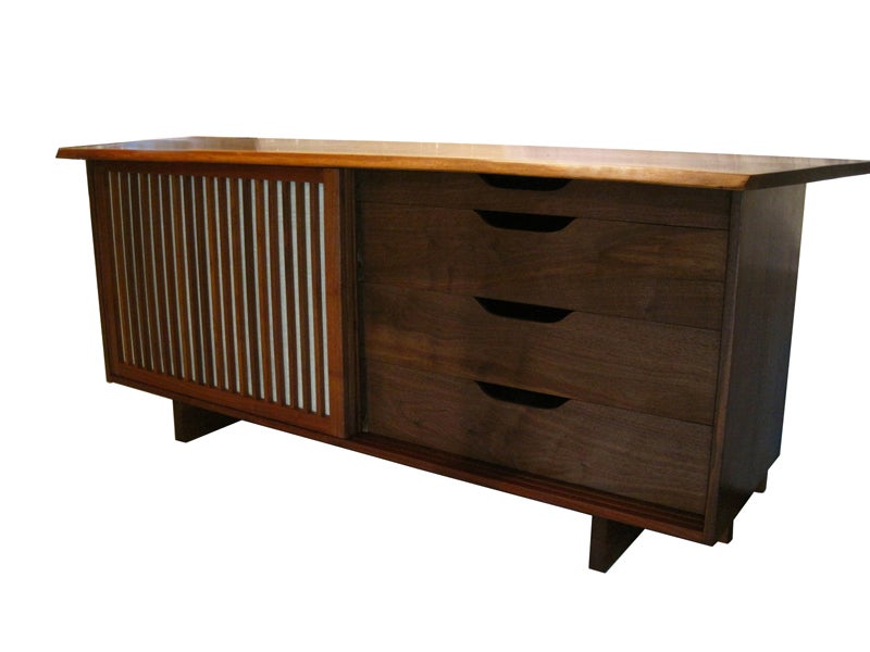 American A Walnut Floor Cabinet by George Nakashima For Sale