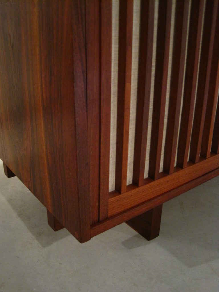 20th Century A Walnut Floor Cabinet by George Nakashima For Sale