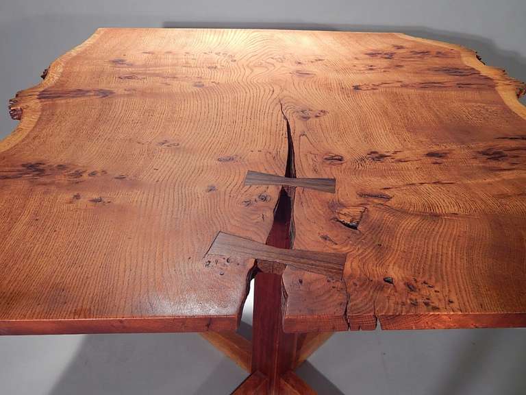 English Oak Burl Table By George Nakashima 1