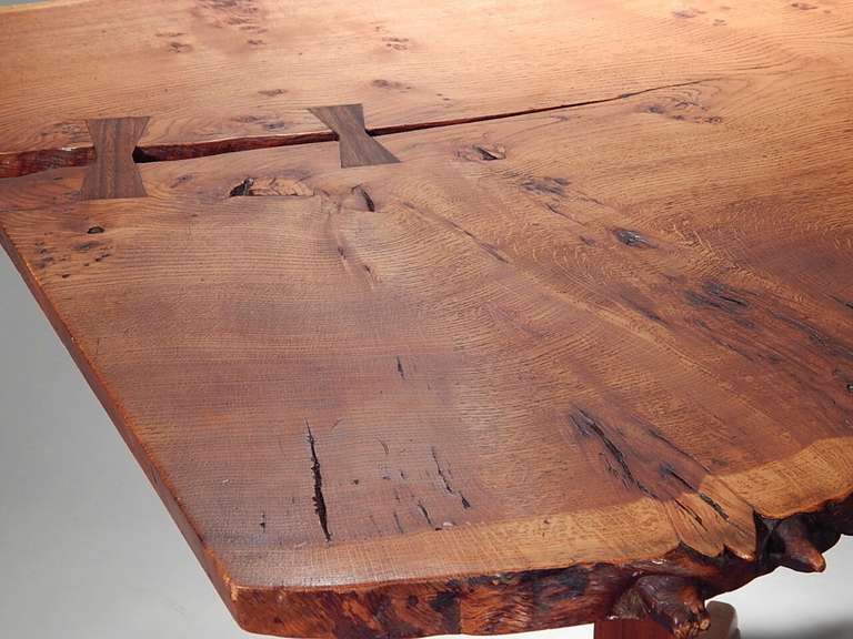 English Oak Burl Table By George Nakashima 2