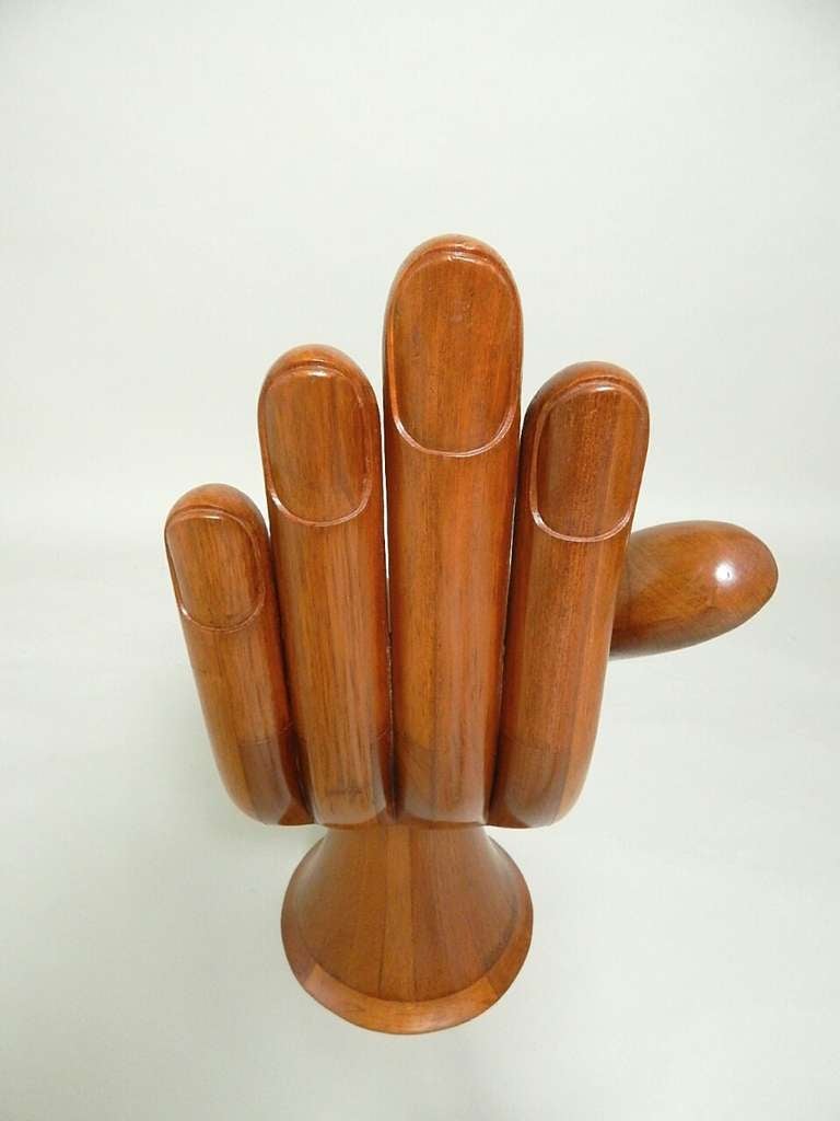 Late 20th Century Mahogany Hand Chair by Pedro Friedeberg For Sale