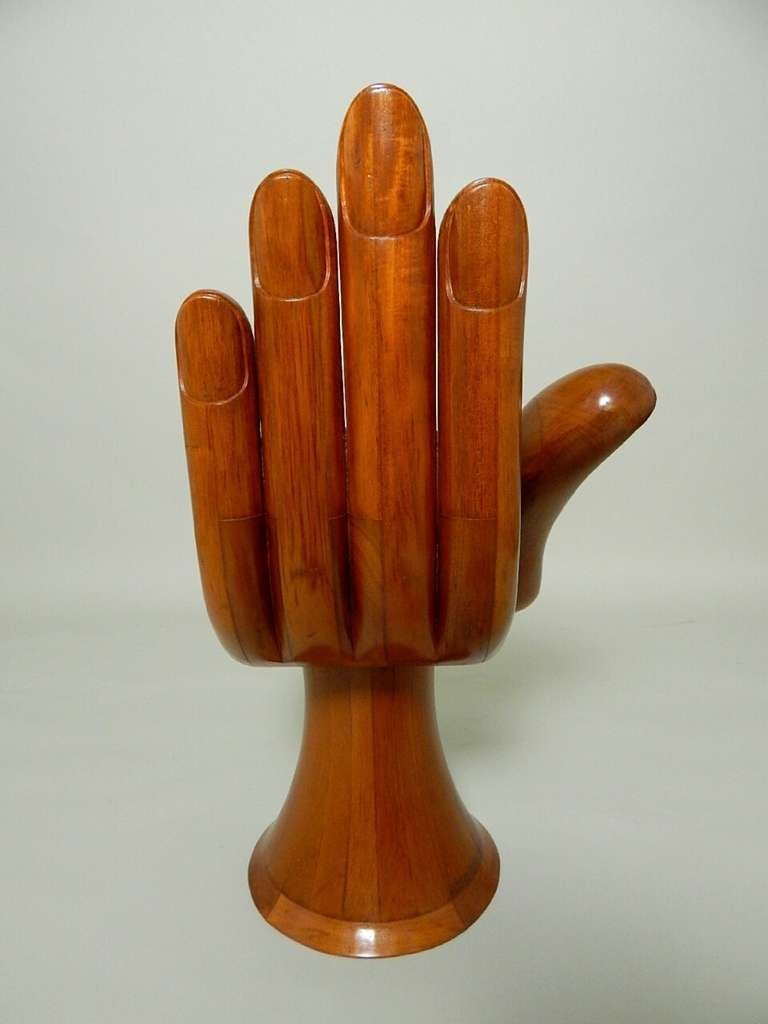 Mexican Mahogany Hand Chair by Pedro Friedeberg For Sale
