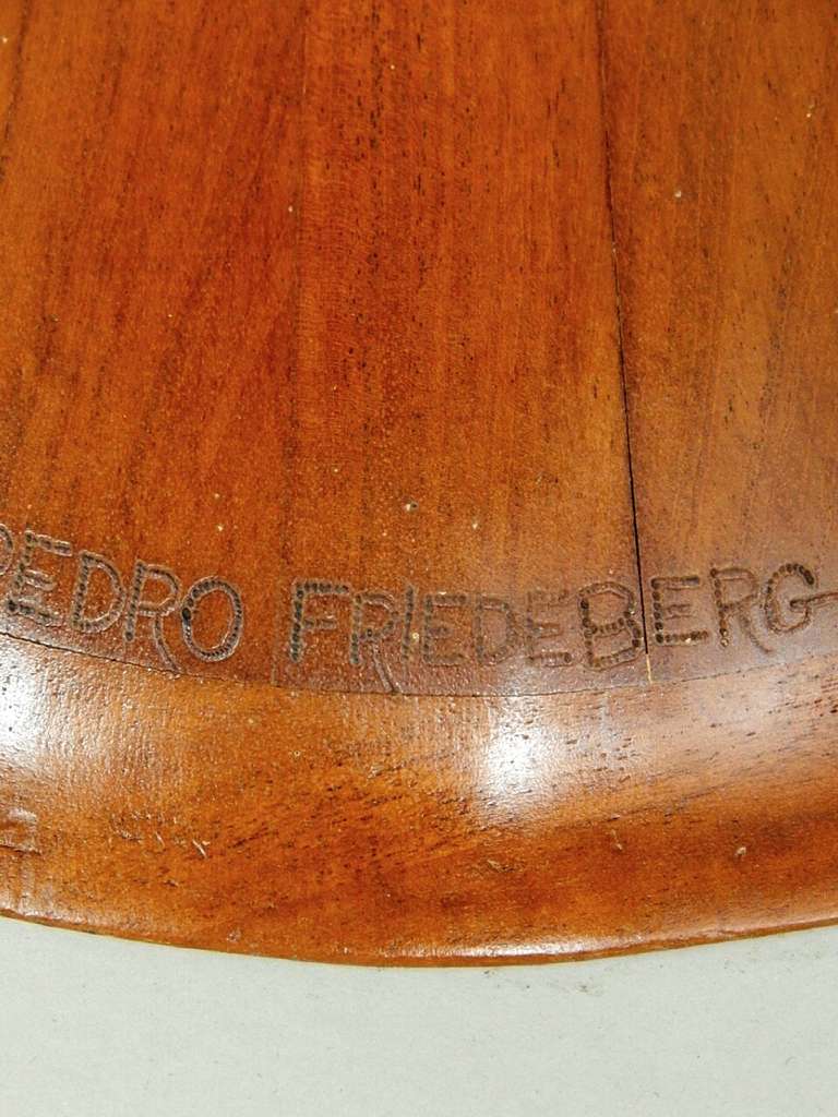 Mahogany Hand Chair by Pedro Friedeberg For Sale 1