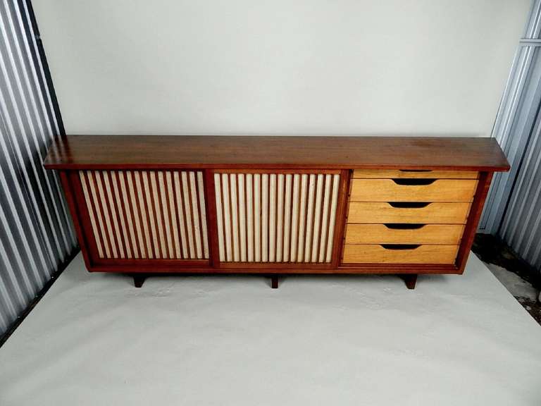 American Three Door Cabinet by George Nakashima For Sale