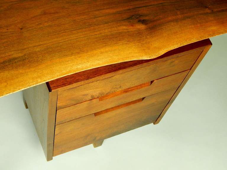 20th Century Double Pedestal Desk by George Nakashima For Sale