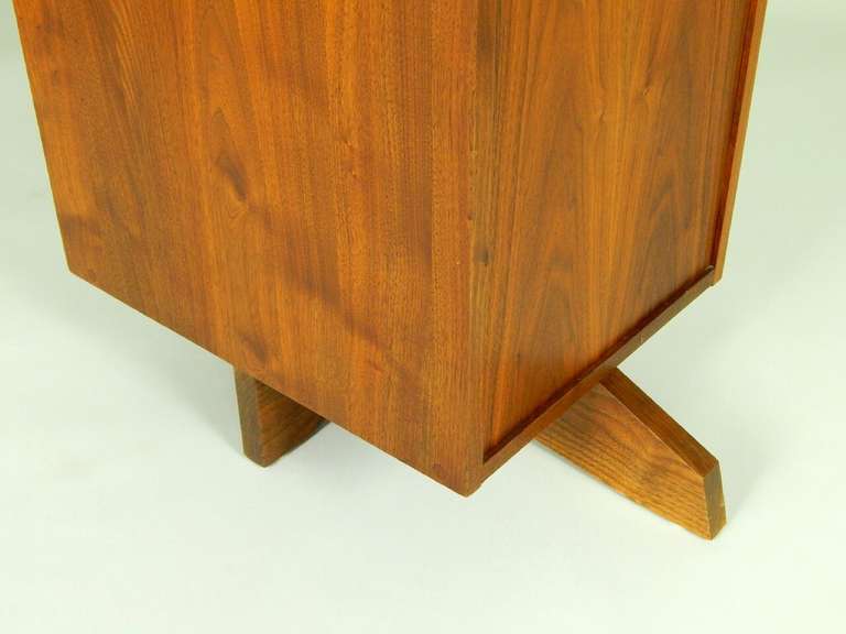American Double Pedestal Desk by George Nakashima For Sale