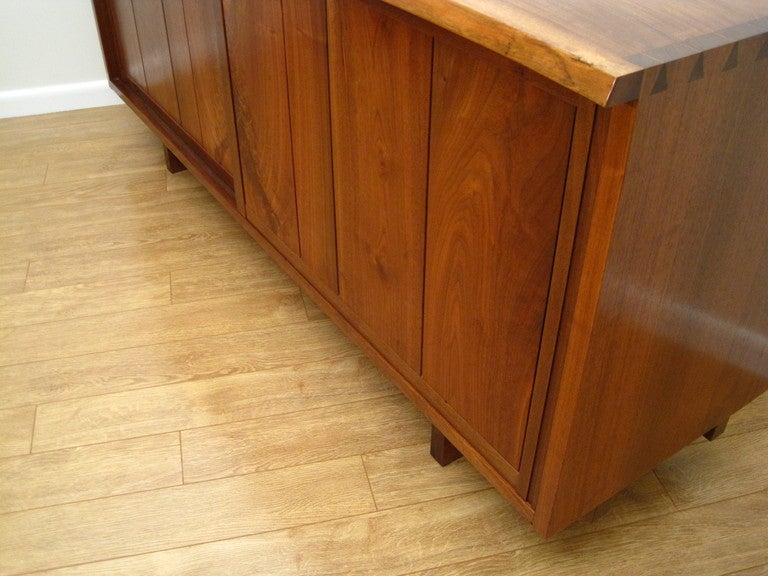 American Walnut Floor Cabinet by George Nakashima For Sale