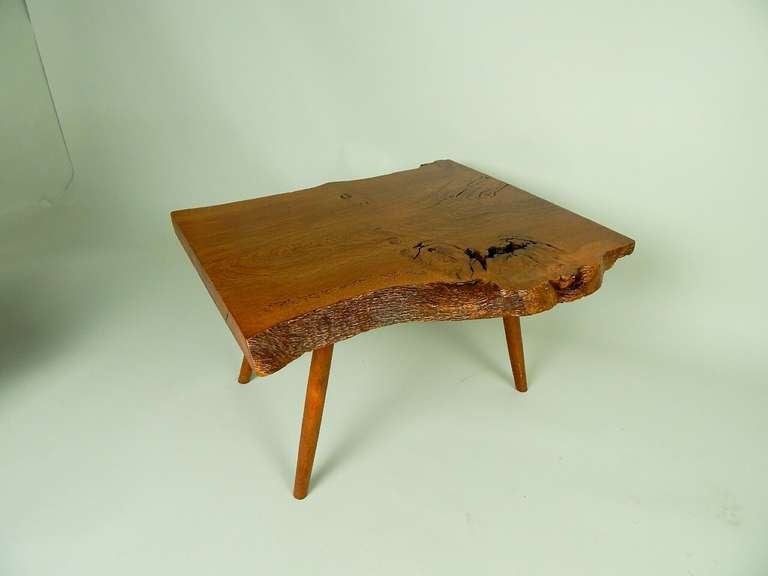 Mid-Century Modern Walnut Coffee Table by George Nakashima For Sale