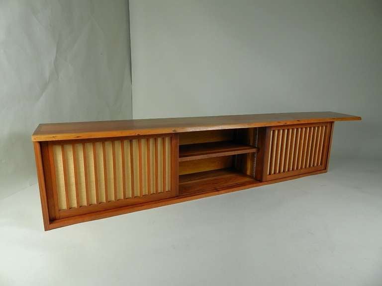 20th Century Walnut Wall Cabinet by George Nakashima For Sale