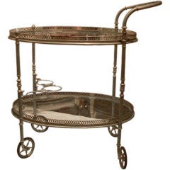 Antique Hollywood Regency Tea Cart