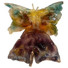 Butterfly Glass Sculpture by Amanda Brisbane
