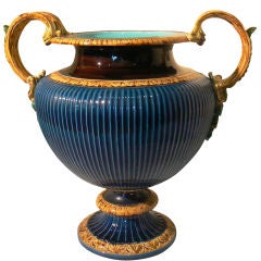 Portugese Majolica Urn
