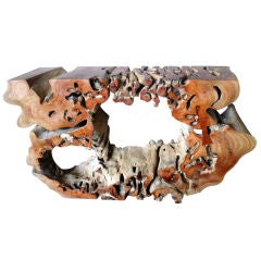 Unusual Organic Tropical Root Console