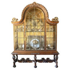 Antique Magnificent Italian Display Cabinet