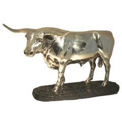 Longhorn Bull Sculpture