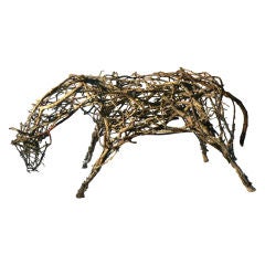 Twig Horse "Calistoga" by Artist Gary Llamido