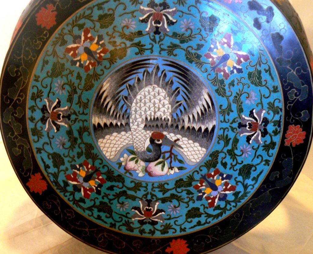 Chinese Cloisonne Stools For Sale 1
