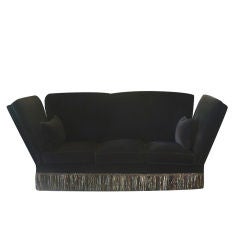 Elegant  Vintage Mohair Ratchet Sofa