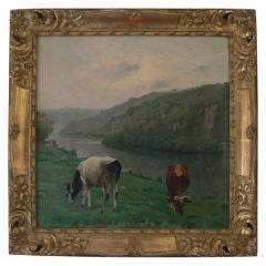 Original Oil Painting by Belgian Painter Edouard Masson