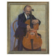 "Cello Player" by George Keen