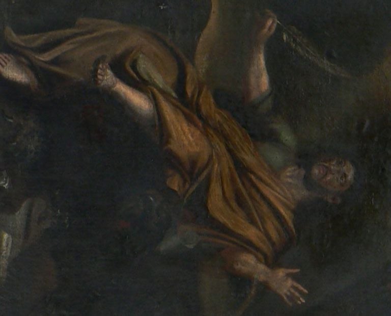 Original Oil Painting of Scribe & Raven