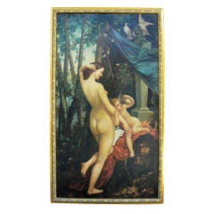 Allegorical Painting by Unknown 19th c Artist