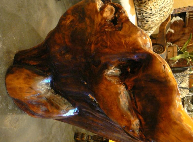 Unusual HandCarved Tree Trunk Chair For Sale at 1stDibs