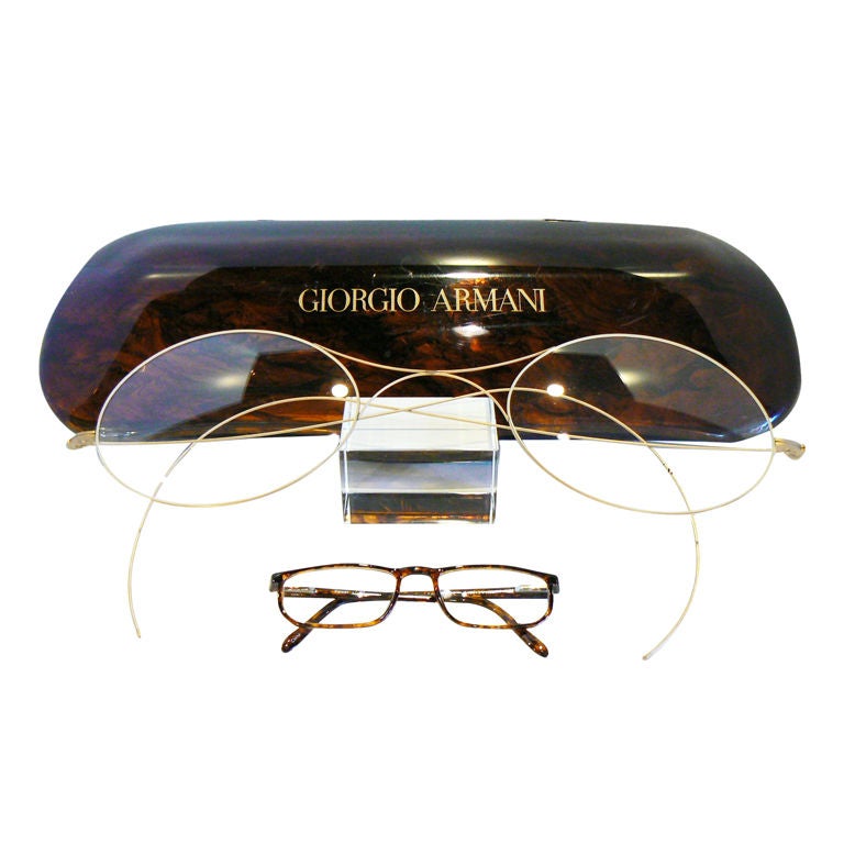Overisized Armani Display Case Eyeglasses 
Case