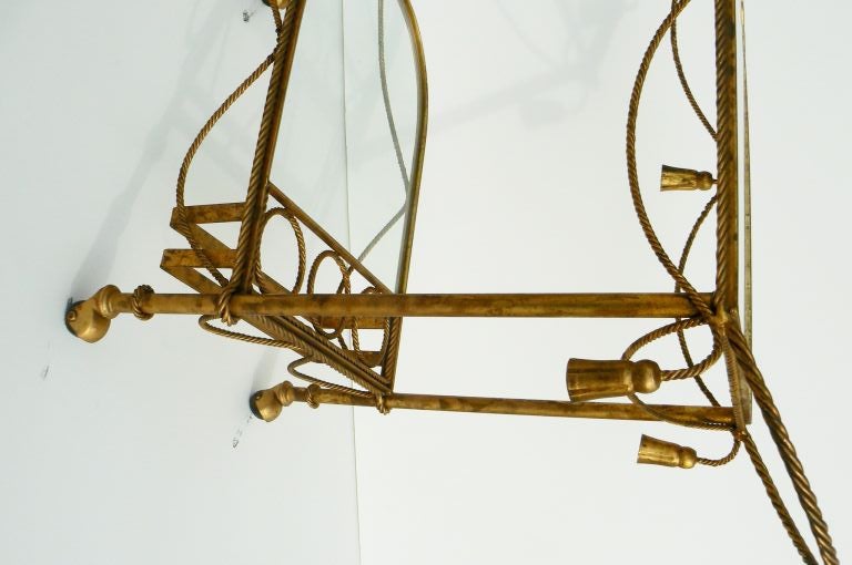 Brass & Gilt Bar Cart