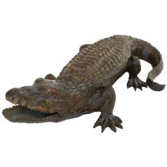 Bronze Alligator Box