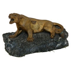 Antique Wounded Lioness