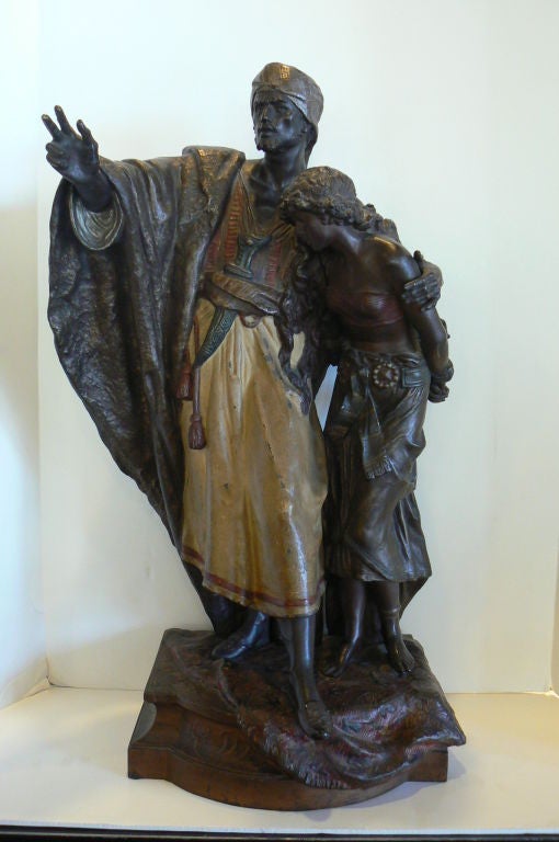 Arab Man With Girl Slave