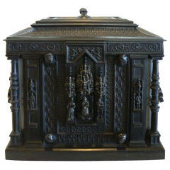 Bronze Reliquary Box Made Into A Jewelry Box