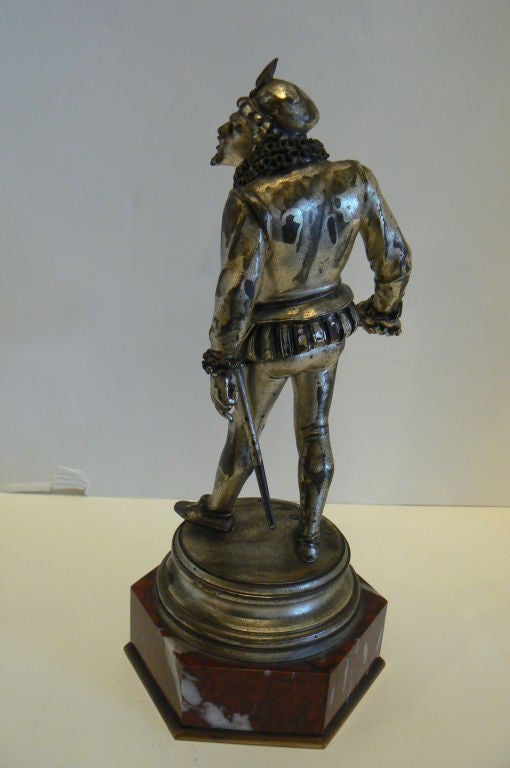 Français Emile Guillemin Bronze Swordsman